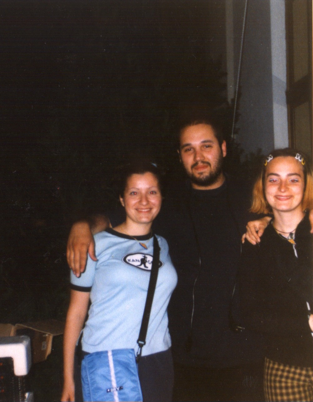 :-) Little Rave Girls One and Two+ DJ BATHAZAR :-) 2.june.2000