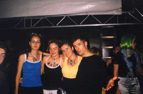 :-) Three Little Rave Girls + DJ RADY :-) 8.december.1999