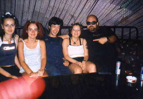 :-) Three Little Rave Girls + DJ STEVEN AND DJ RADY :-) 17.july.2000